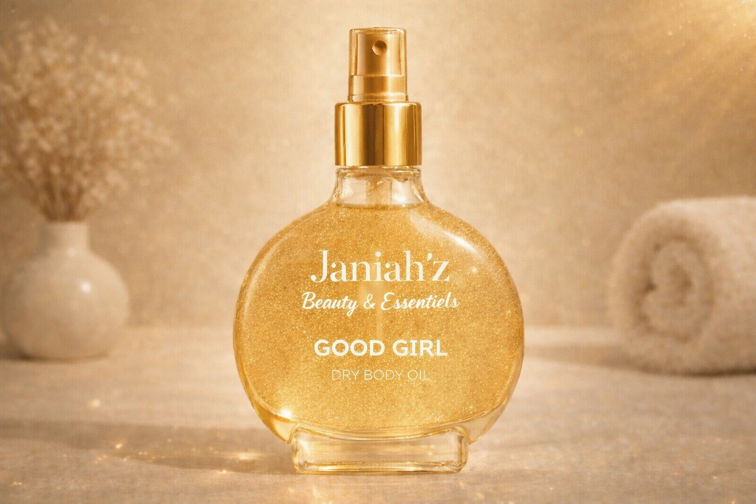 Janiah'z Beauty & Essentials Dry Body Oil Glow