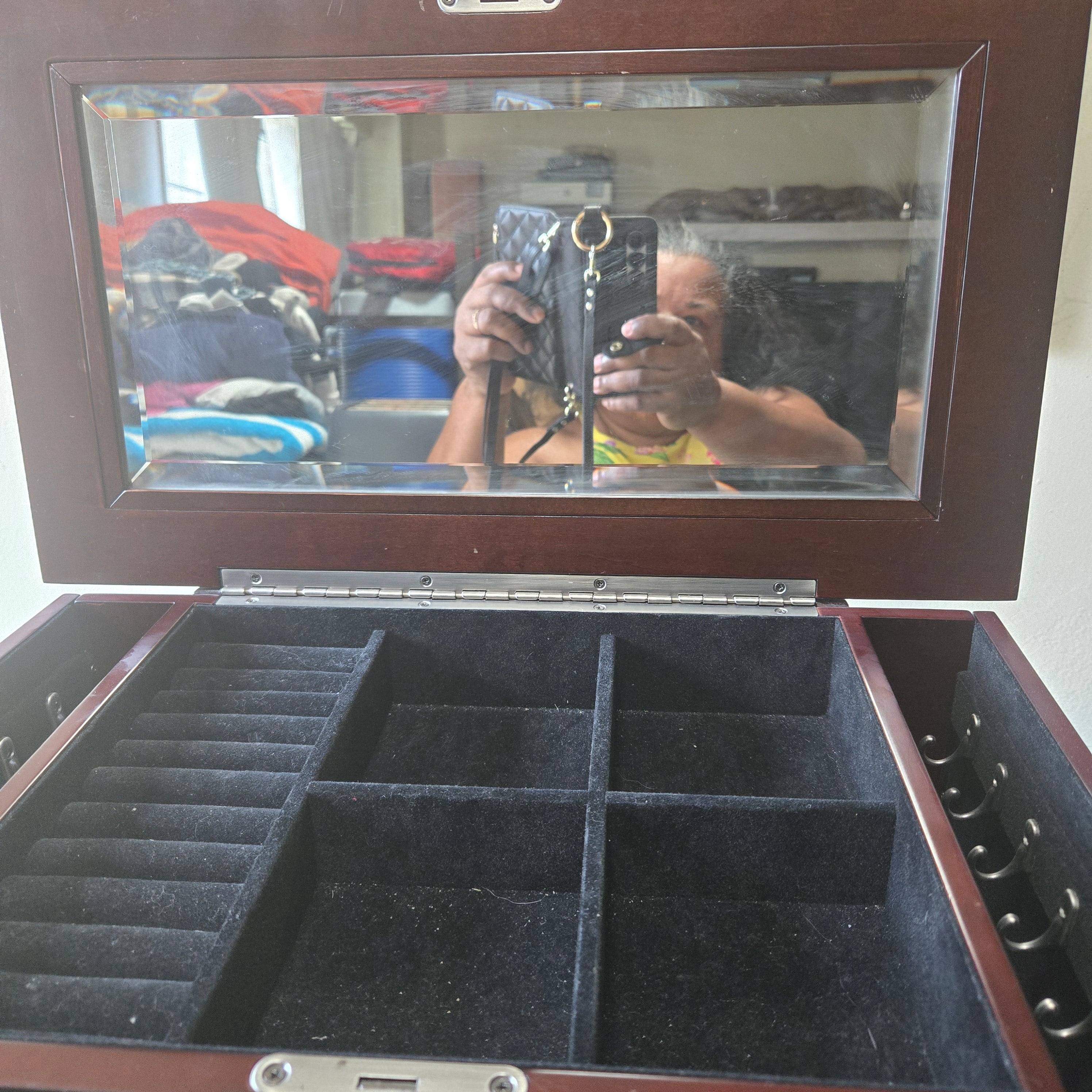 Espresso jewelry box