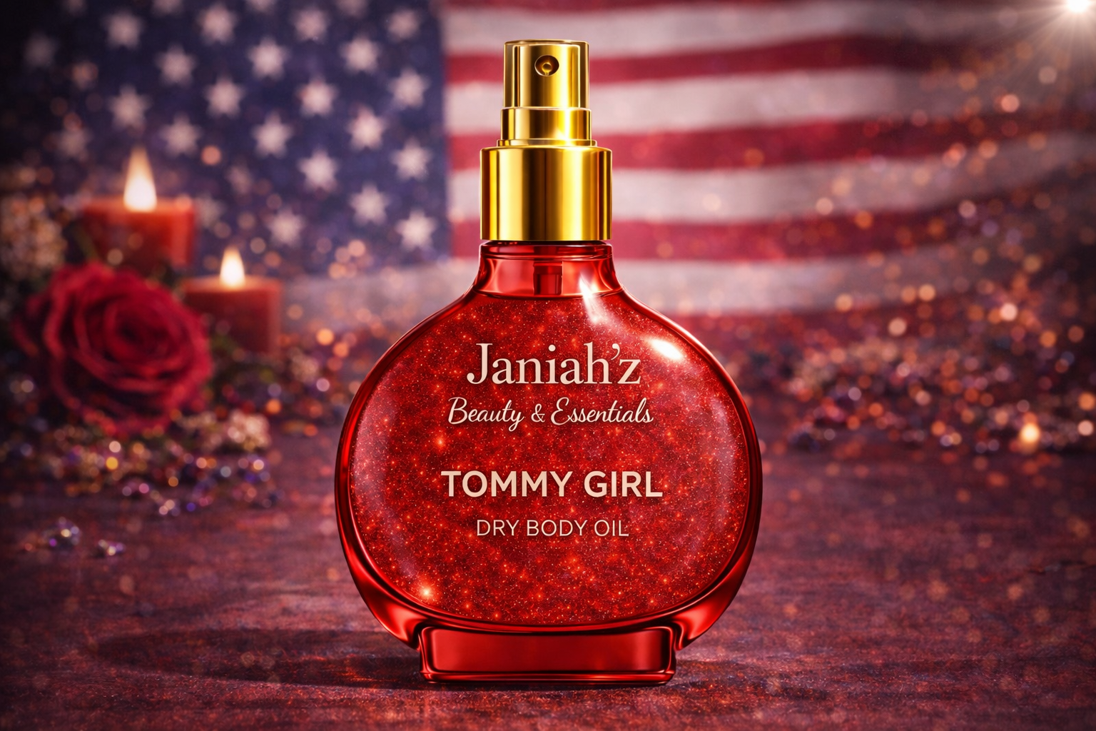Janiah'z Beauty & Essentials Dry Body Oil Glow