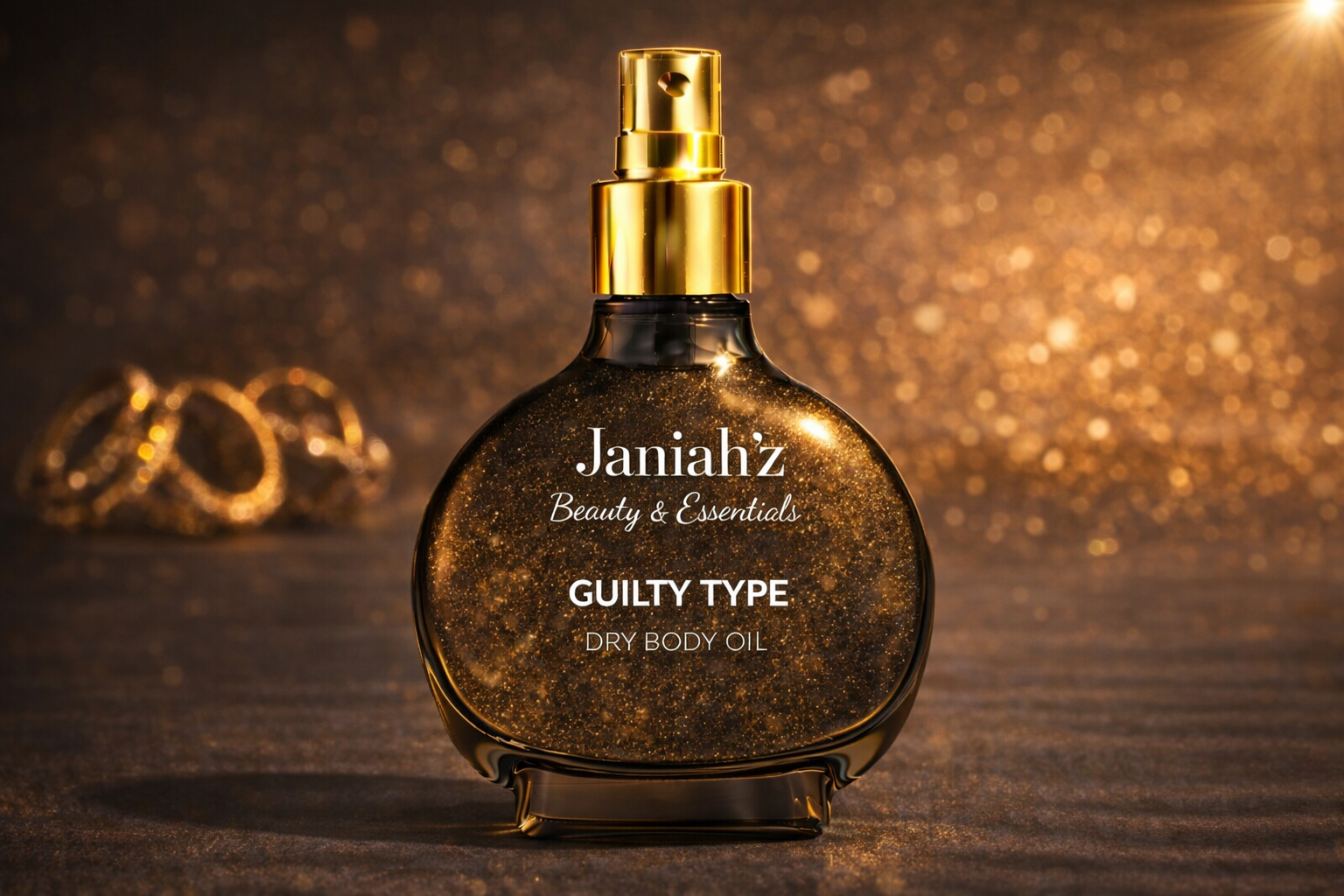 Janiah'z Beauty & Essentials Dry Body Oil Glow