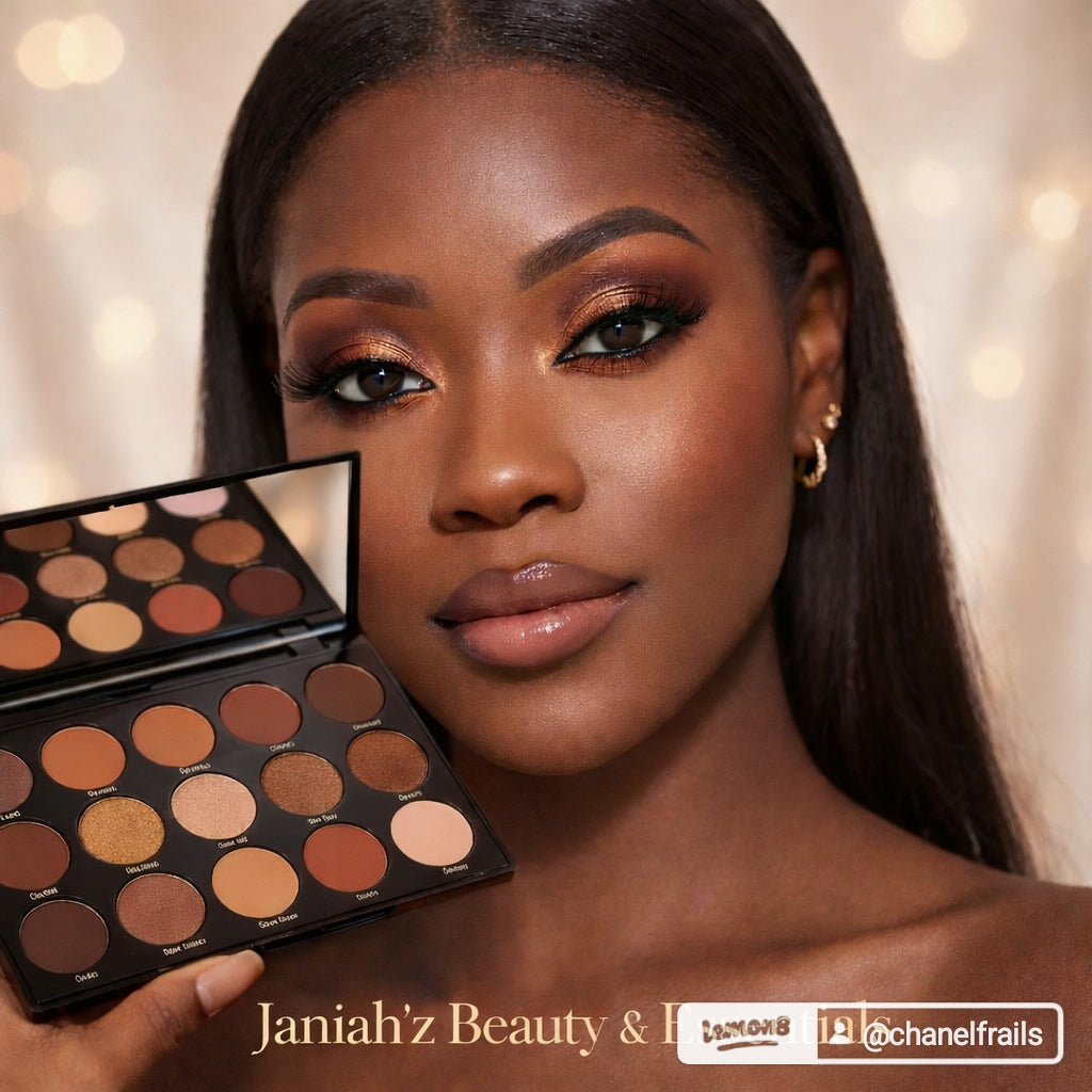 Janiah'z Beauty & Essentials nude eyeshadow pallette