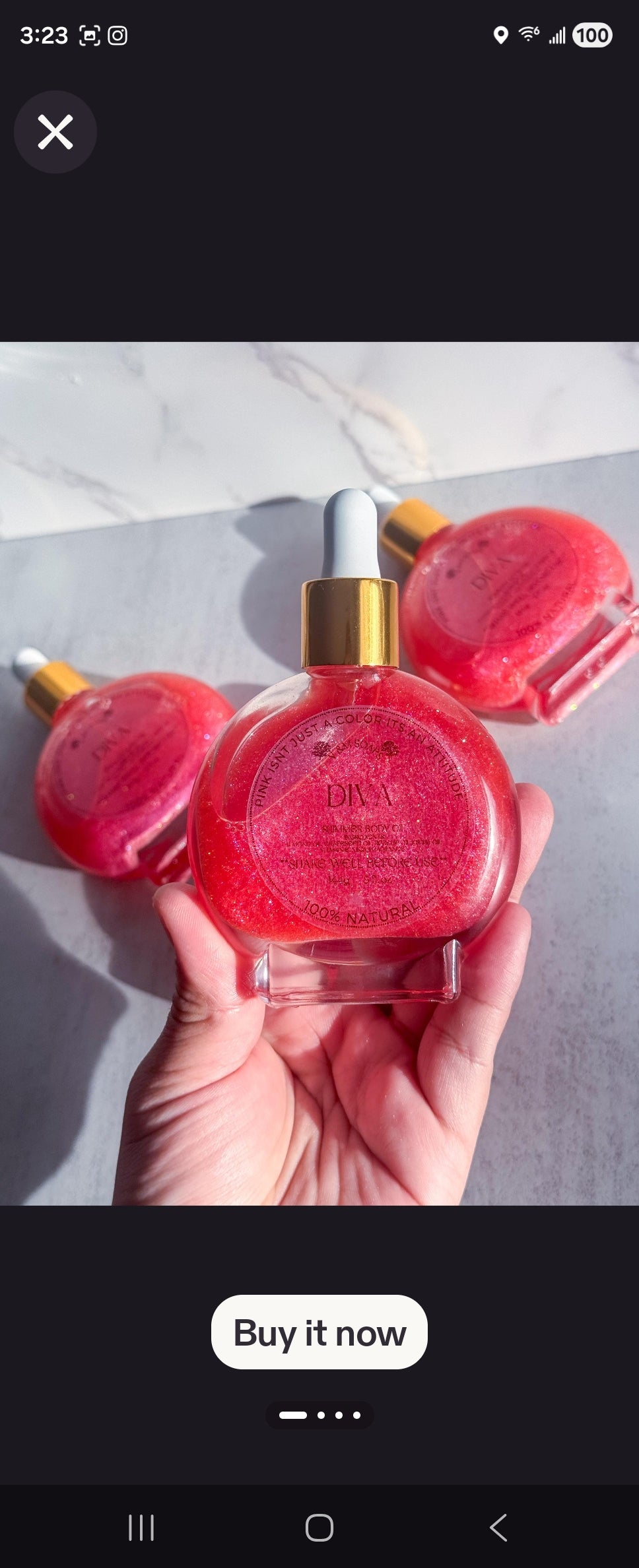 Janiah'z Beauty & Essentials Dry Body Oil Glow