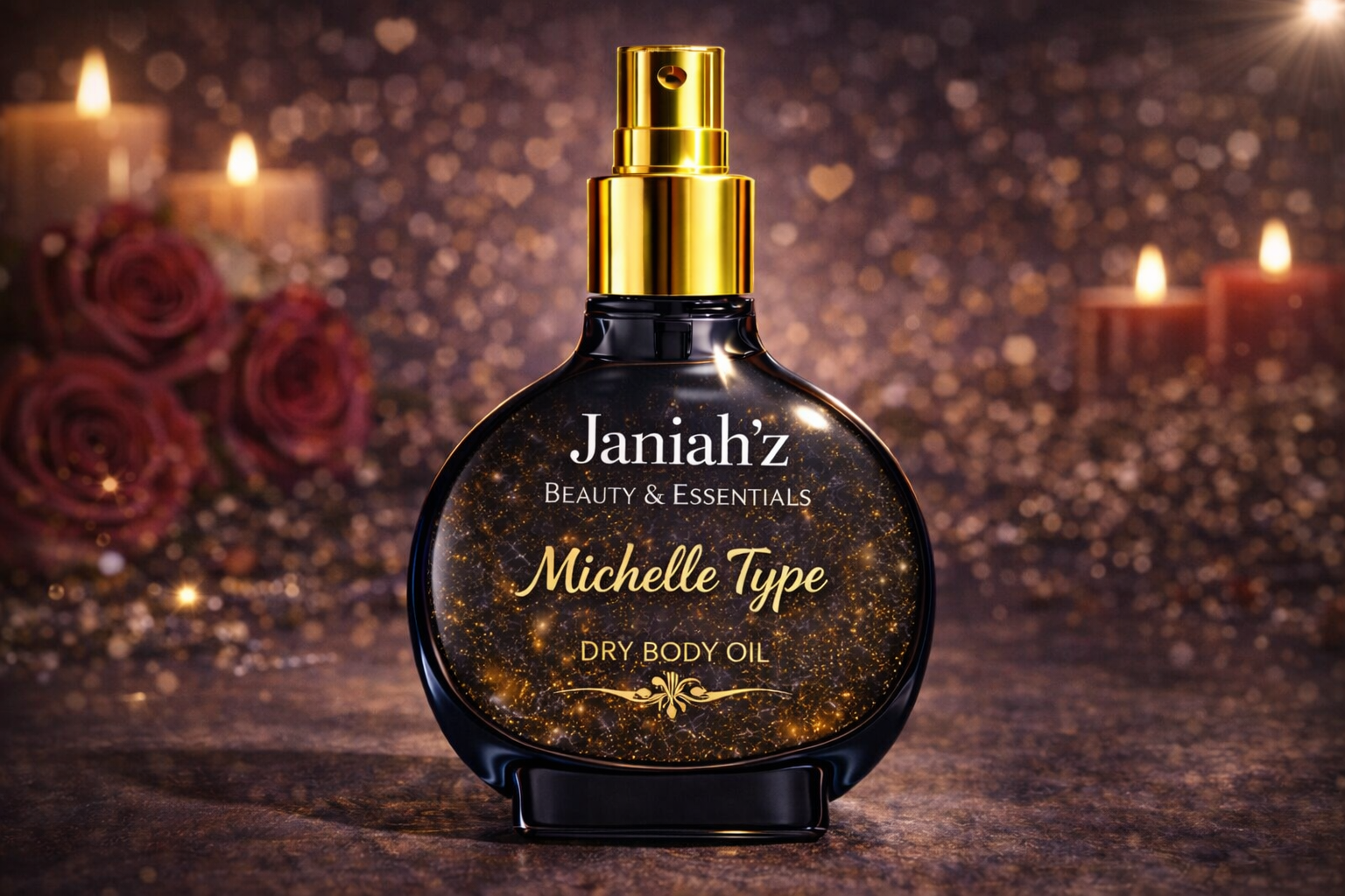 Janiah'z Beauty & Essentials Dry Body Oil Glow