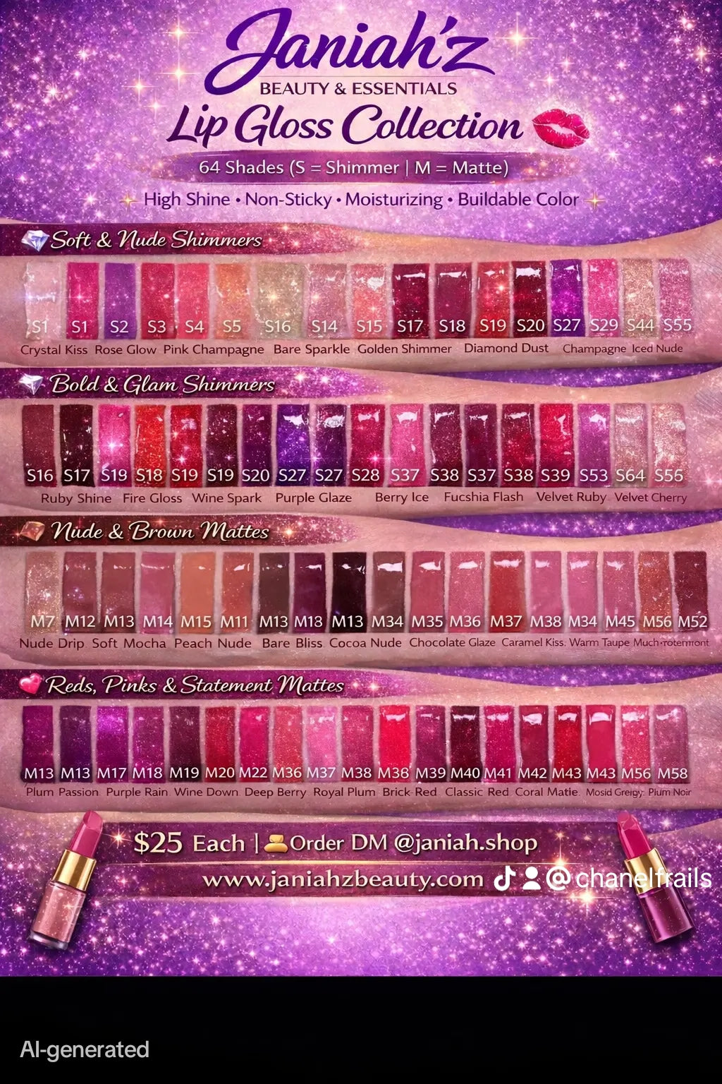 Janiah'z Beauty & Essentials Lipgloss